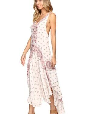 santorini maxi dress free people Amazon.com: Free People Womens Santorini Smocked Printed Midi Dress Pink 4 : Clothing, Shoes & Jewelry